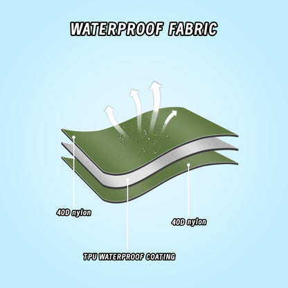 ONTYZZ Green Inflatable Seat Cushion Lightweight Stadium Seat Pad Waterproof Air Cushion for Stadium Hiking Office Airplane