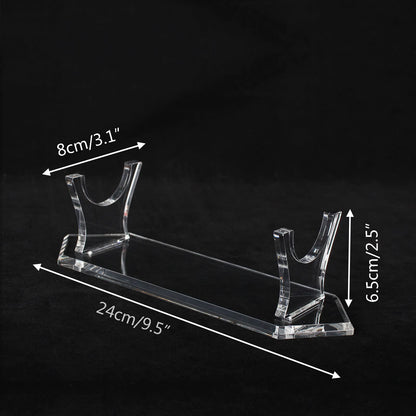 WANLIAN Lightsaber Stand Acrylic Desktop Display Stand for Lightsaber Hilt Decorative Sword (Transparent)