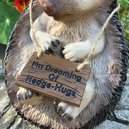 Heather Hedgehog Resin Garden Ornament