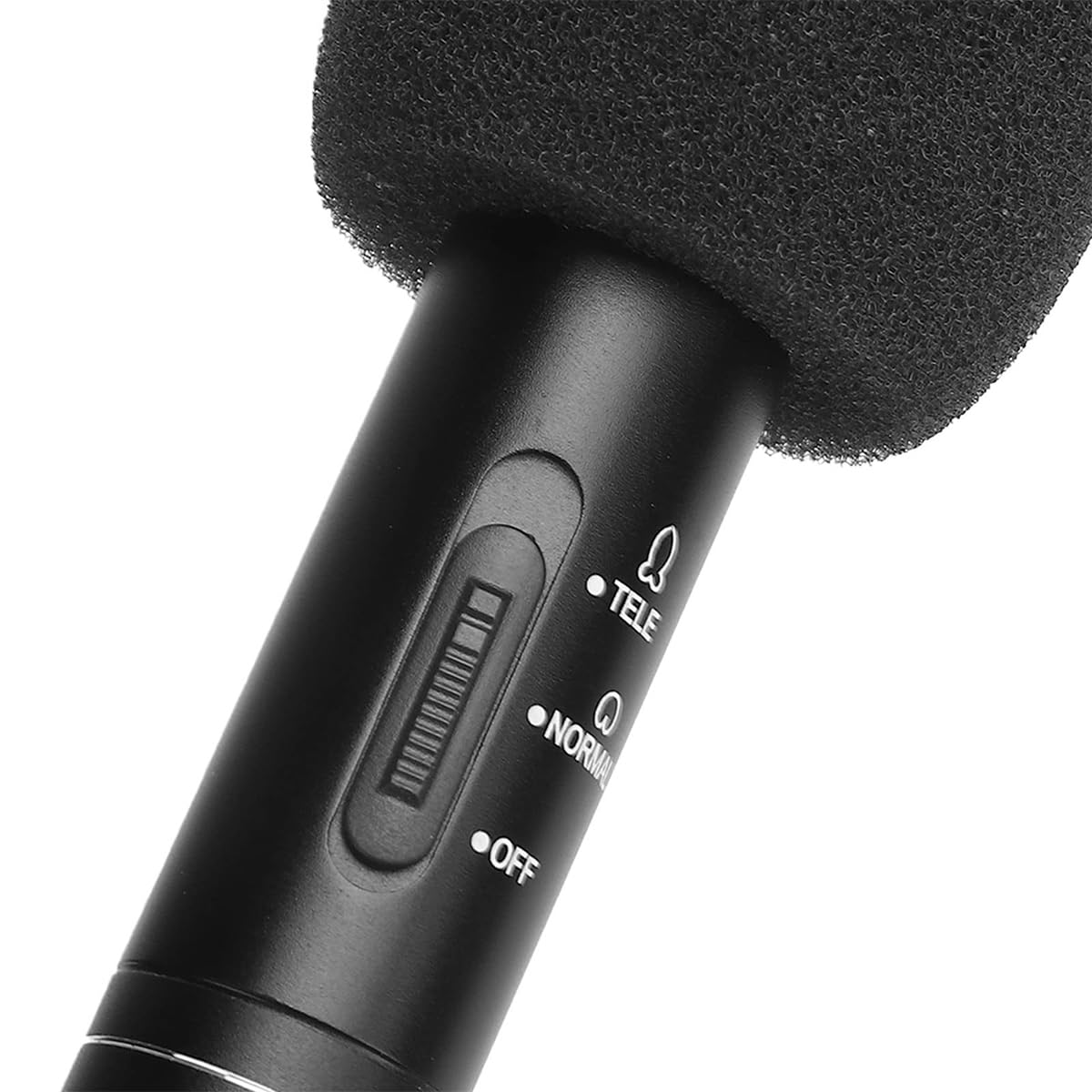 VOANZO Handheld Interview Microphone Professional Recording Microphone for DSLR Cameras Mobile Phones Live Radio Mic for Journalists and Field