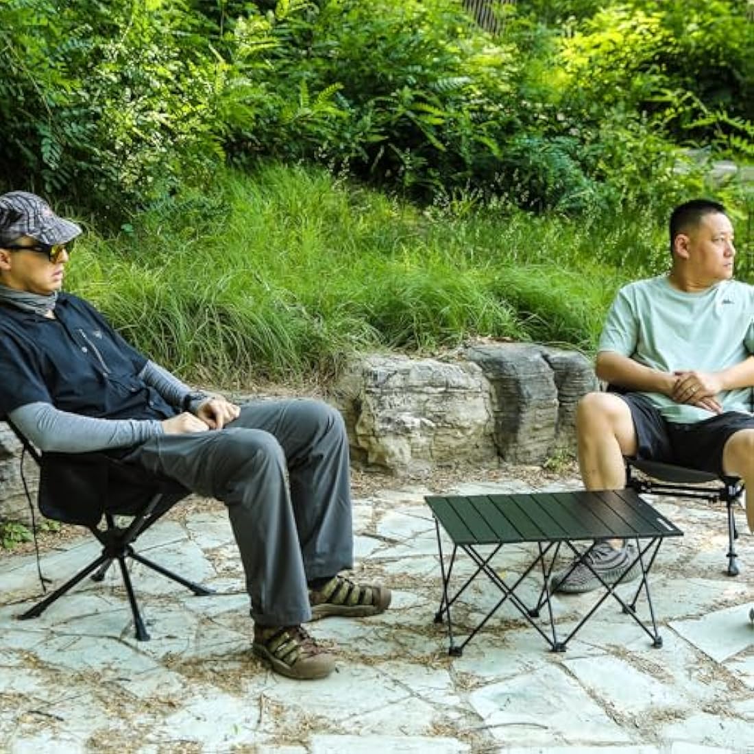 ROCK CLOUD Portable Camping Table Ultralight Aluminum Folding Beach Table Camp for Camping Hiking Backpacking Outdoor Picnic