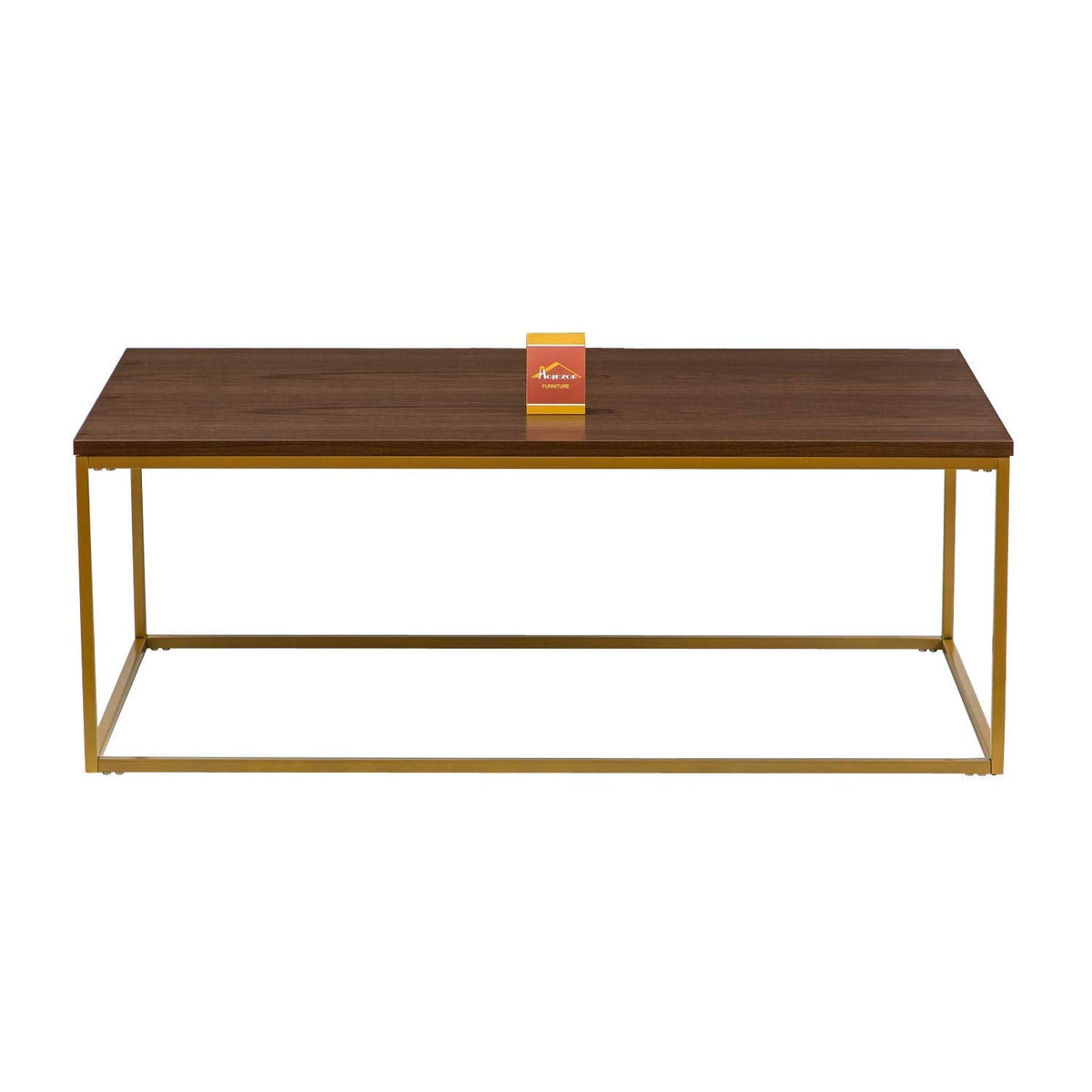 ASPECT Regis Coffee Table/Side Table (Walnut/Gold, 110x60x41(H) cm), CFT49WN/G