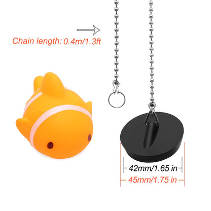 MAIXINNEW Bath Plug with Chain 45mm Cute Floating