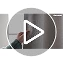 Deconovo 100% Blackout Curtains Thermal Insulated Faux Linen Eyelet Door Curtains for Childrens Bedroom Pale Khaki W52 x L84 Inch One Pair