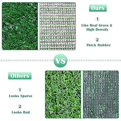 BRIAN & DANY Dog Toilet Puppy Pee Training Pad, with Two Artificial Grass Mats and Waste Tray for Indoor/Outdoor, 76cm x 51cm