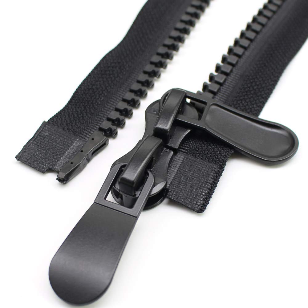 YaHoGa 96 cm #15 Large Zip Plastic 2 Way Separable 11 mm