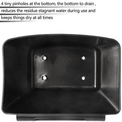 AYVANBER 6 Pack Hanging Cup Holder for Rolling cart Accessories Hooks Little Hanging Buckets Hanging Storage Bins Craft Supplies for Rolling Utility