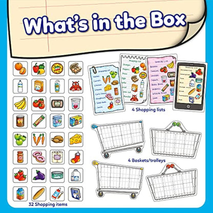 Orchard Toys Shopping List Memory Game - Matching and Memory Games for 3 Year Olds and Up - Kids Educational Toys and Learning Games - Children and Toddler Board Games Ages 3 to 7-2 to 4 Players