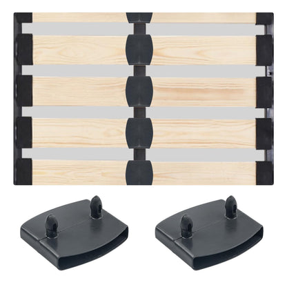 Sgehai 26 Pcs bed slats replacement bed slat end clip,plastic bed slat holders caps 55mm,for double/single bed and king size replacement support cap