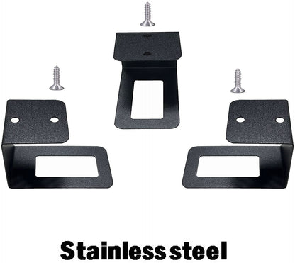 (3) Laptop Holder Under Desk Laptop Mount Organizer Rack Storage Shelf, Add On Under Table Laptops, Keyboard, Routers, Modems, Cable Box
