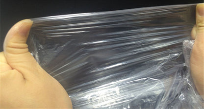 TININNA Pack of 20 Transparent Plastic Clothes Cover, Dustproof Garment Cover, Size 90 x 60cm, Zipper Closure