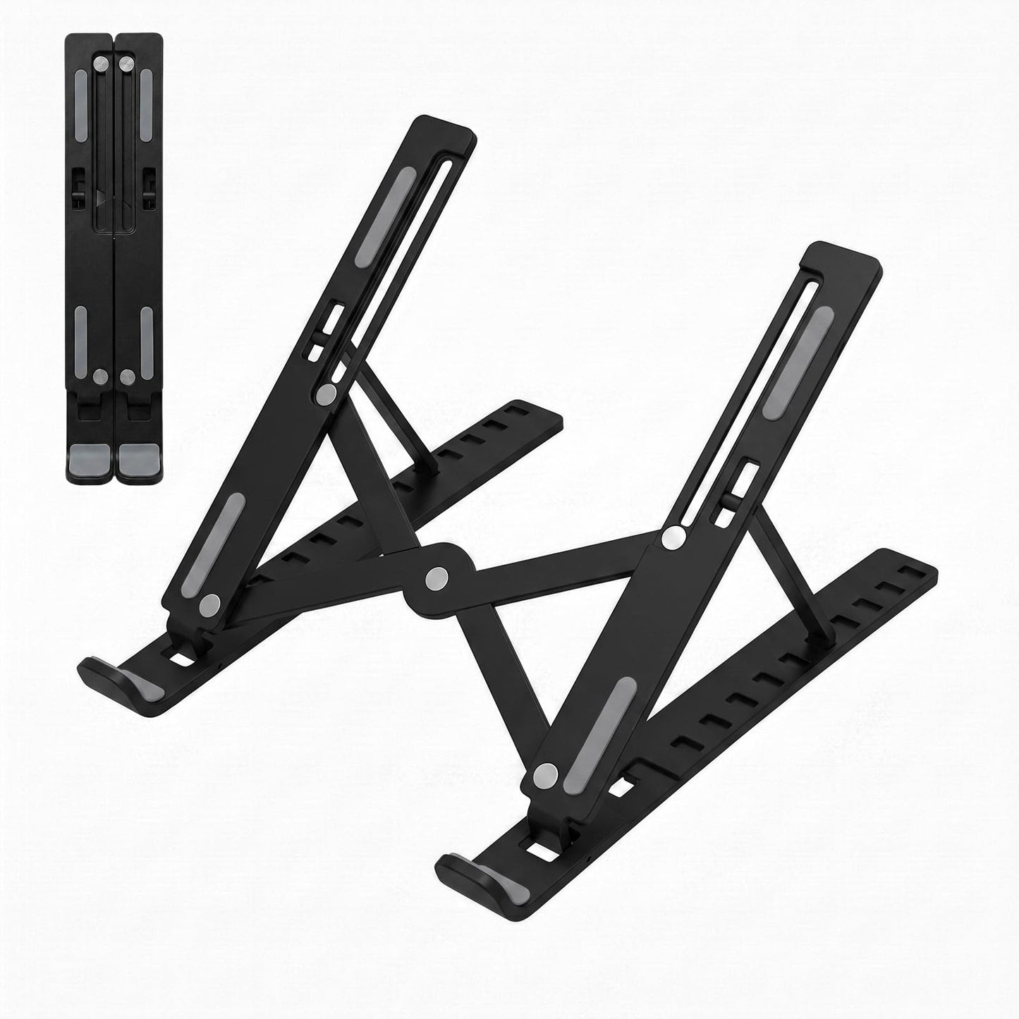 Marte Vanci Laptop Stand for Desk, Portable Computer Riser with 10 Adjustable Levels