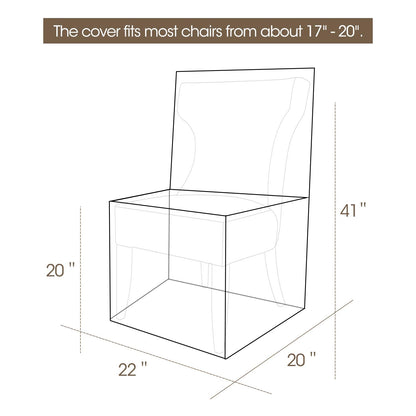 Mardili Plastic Dining Chair Protector(4 Pack)