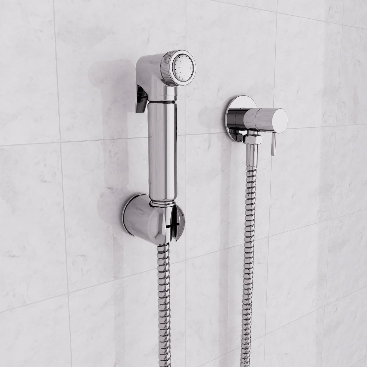 Handheld Bidet Douche Toilet Spray Kit Chrome