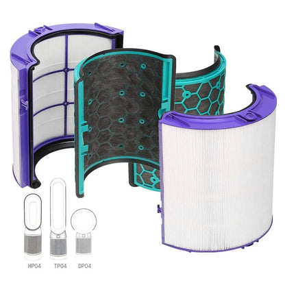 HEPA Filter for Dyson Pure Cool TP04 TP05 HP04 HP05 DP04 Air Purifier, Replaceable Filter Compatible with Dyson Pure Cool Purifying Fans Replacement