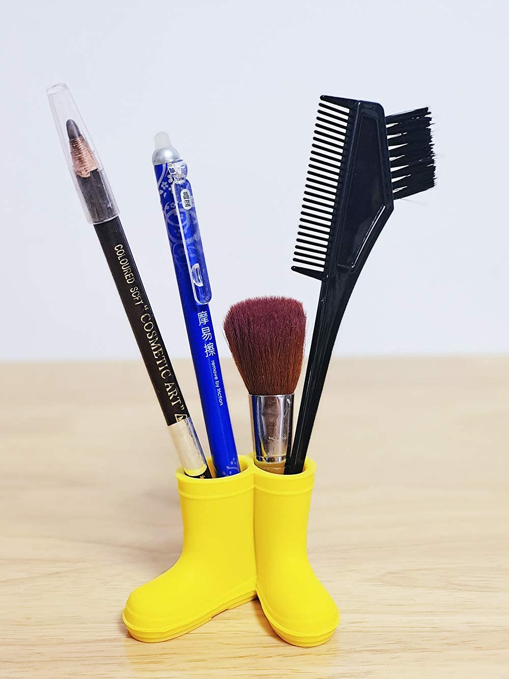 2 Pack Rain Boot Toothbrush Holder Silicone Toothbrush Holder Cute Organizer for Your Bathroom Perfect Toothbrush Holder for Children,Safety Razor