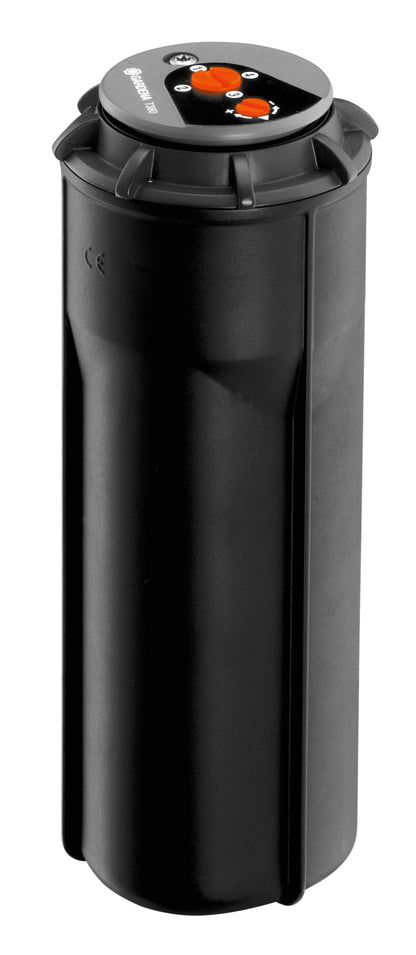Gardena Sprinklersystem Turbo-driven Pop-up Sprinkler T 380: Watering system for large lawn areas of up to 380 m?, with adjustable range (6-11 m) and