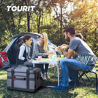 TOURIT Cooler Bag 40-Can Insulated Soft Cooler Large Collapsible Cooler Bag 32L Lunch Coolers for Picnic, Beach, Work, Trip