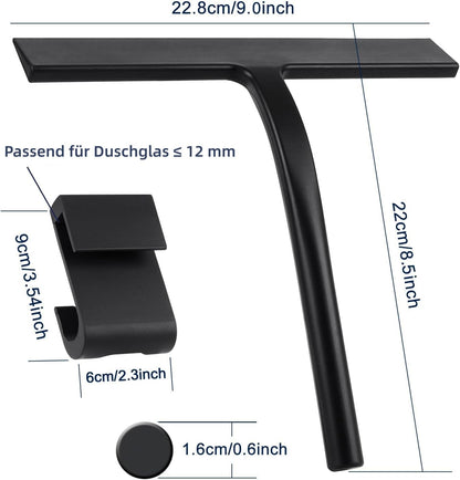 Shower Squeegee 23 cm with Holder