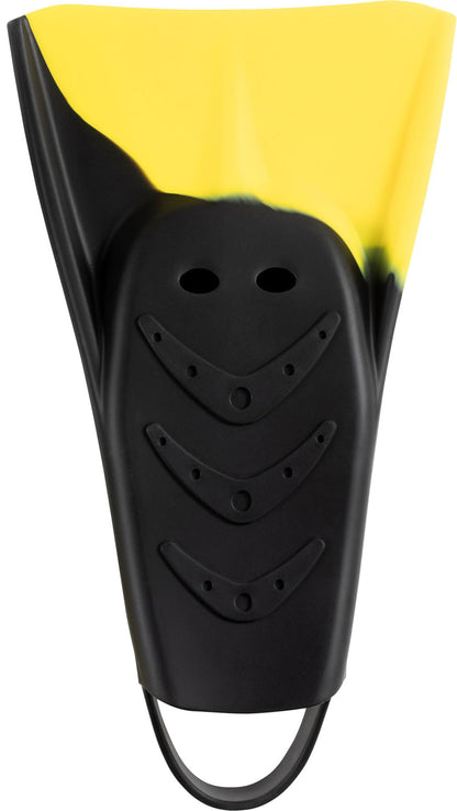 CRESSI Adult Swim Fins - Flexible Silicone for Comfortable and Durable Use, Black/Yellow, 38/40 - Pura: Designed in Italy