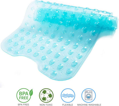 Tree Bud Extra Long Bathtub Mats for Shower Tub - Non-Slip Bath Mat Shower Mat with Suction Cups, Bath Tub Mat for Bathroom with Machine Washable