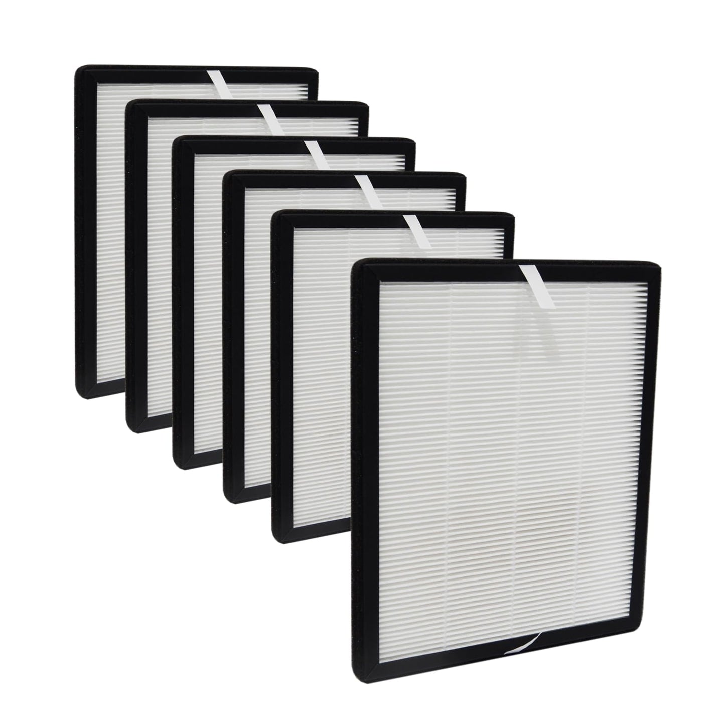 PUREBURG 6-Pack Replacement Filter Compatible with MeacoDry Arete One 18L,20L & 25L Dehumidifier Air Purifier 2-in-1, 26 x 22 cm