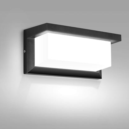MICUTU Outdoor Wall Light, 18 W LED Outdoor Wall Light IP65 Waterproof Outdoor Decoration for Courtyard, Garden, Terrace, Near, Wall, Pathway, Patio,