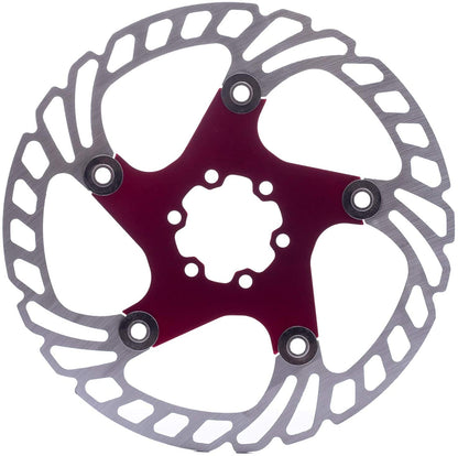 YBEKI Bike Disc Brake Rotor 140mm 160mm 180mm 203mm Heat Dissipation disc Brake Rotor with 6 Bolts for Road Bike Mountain Bike MTB BMX Stainless Steel