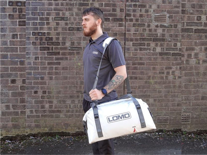 Lomo 30L White Holdall Duffel Waterproof Rolltop Dry Bag