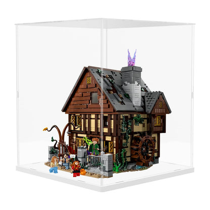 Nynelly Acrylic Display Case for Lego Modular Buildings for Models Figures - Assemble Dustproof Thickened Clear Display Box Cabinet