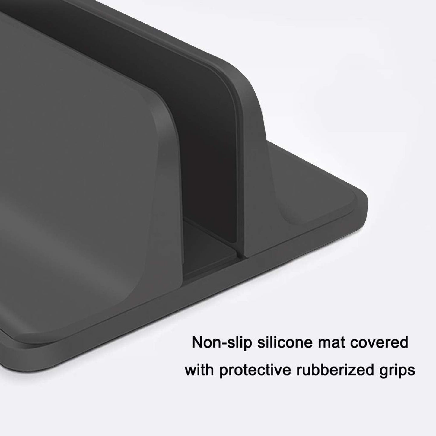 Oranlife Vertical Laptop Stand Holder, Black