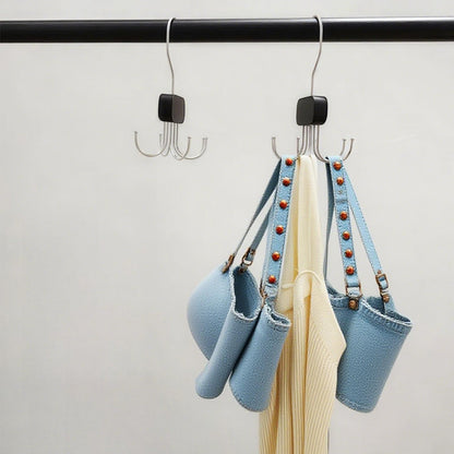 2Pcs Belt Hanger for Clothes Space Savers Storage Solutions, Belt Hanger for Wardrobe Saving Closet Storage for Ties, Bags, Hats