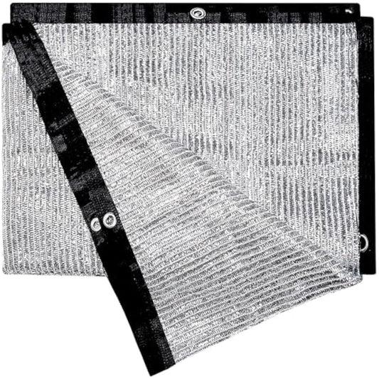 Soclear Aluminet Shade Cloth Fabric Sun Block Sun Reflect Pet Shade - 13 ft x 24 ft