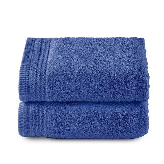 Top Towel - Premium - Large Bath Towels - Bath Towels -2 Hand Towels -50 x 100 cm - 100% Cotton - 600 g - Blue
