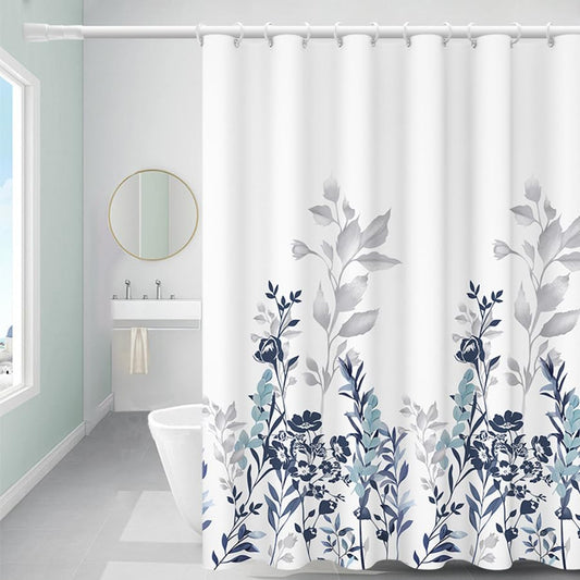 Tennove Shower Curtain 240x200cm Drop Mildew Resistant Waterproof Thick Heavy Duty Polyester Bathroom Shower Curtain Liner Long Washable Decorative