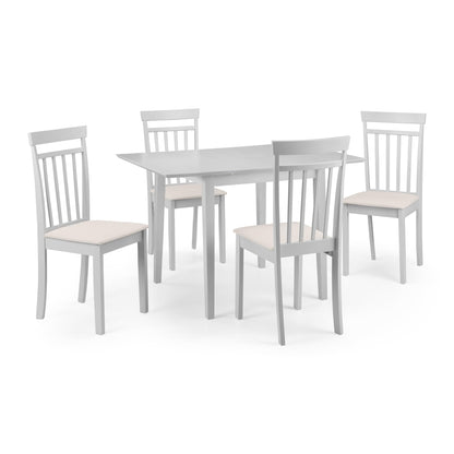 Julian Bowen Rufford Dining Table, Grey for 4 - H75 x W120 x D80cm