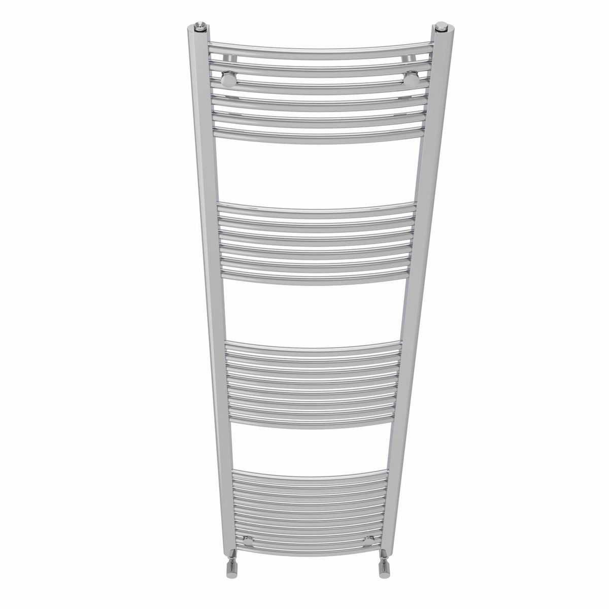 NRG Chrome Curved Central Heating Towel Rail Heated Rad Radiator 1800×500mm