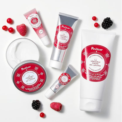 Polåar - Face and Sensitive Areas Cream - The Genuine Lapland Cream with 3 Arctic Berries - Natural Moisturizing Face Care - Vegan, Cruelty Free, Made in France - 100 ml