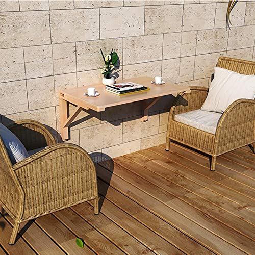 MM MELISEN Wall Mounted Folding Table for Laundry Room, Wall Mounted Fold Down Desk for Small Saving Spaces, Kids Floating Desk for Dining, Room