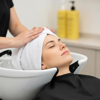 saerryor 2 Pack White Salon Towel, Quick Drying Hair Drying Salon Towel