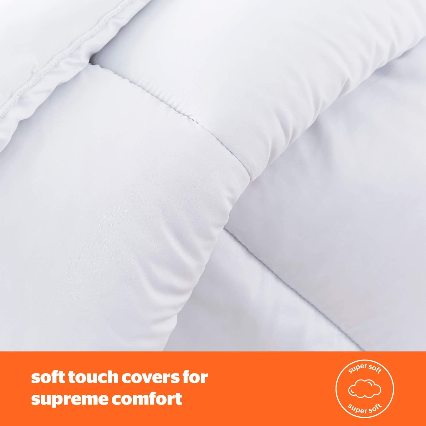 Silentnight So Snug Super-King Bed Duvet Quilt - 15 Tog Winter Warm Cosy Thick Duvet Hypoallergenic and Machine Washable - White - Super-King -