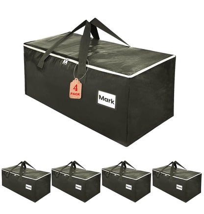 ZFWDSY Moving Boxes 4 Pack,Clothes Storage Large Moving Bags