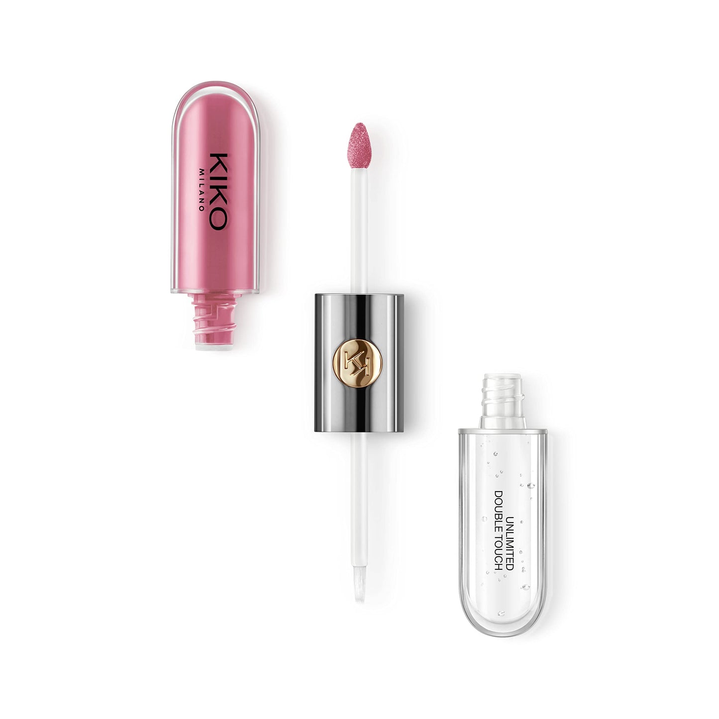KIKO Milano Unlimited Double Touch 119 | Liquid lipstick with a bright finish in a two-step application. Lasts up to 12 hours. No-transfer base colour