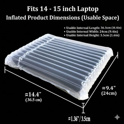 10 Pack Inflatable Laptop Protective Bag for 13-15" Laptop Shipping, Air Sac Bag for Notebook (10pack for 14-15" Laptop)