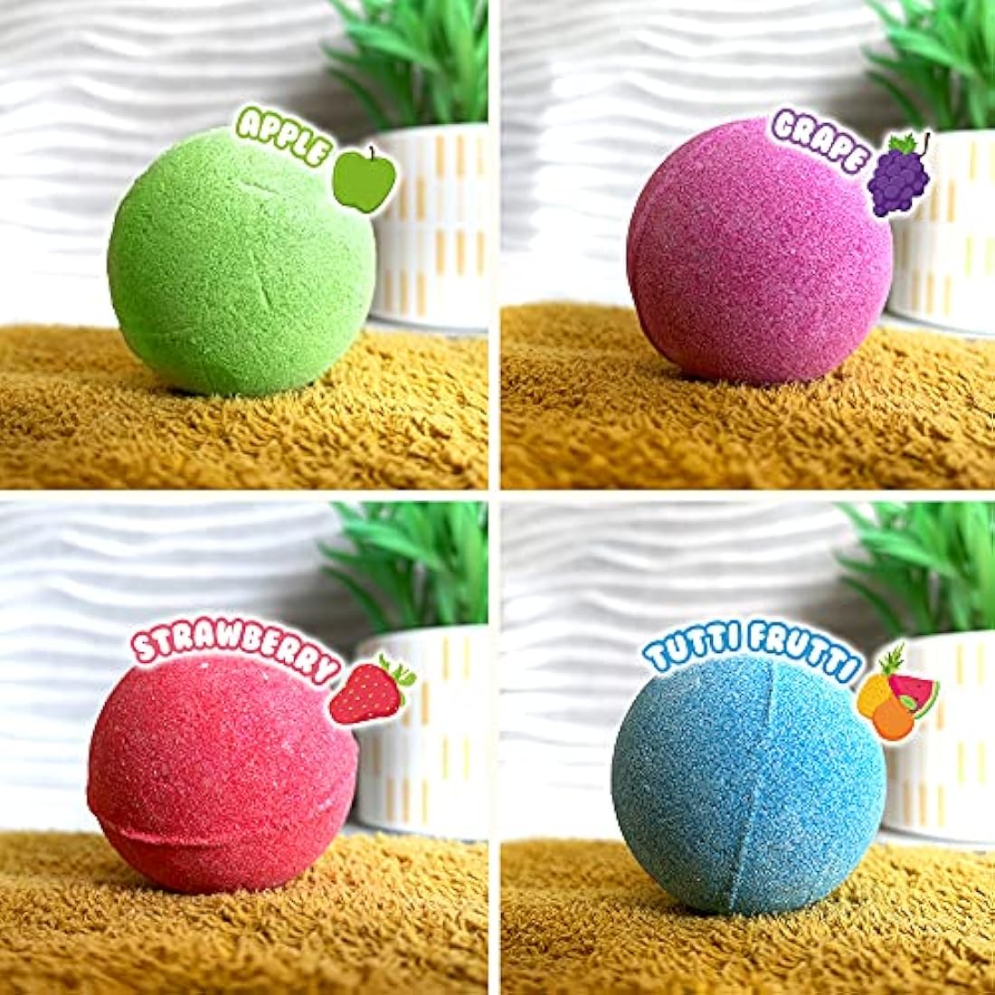 Zimpli Kids - 20 x Baff Bombz, Creates a Fizzing, Bath Time Adventure, Bubble Bath Bomb Gift Box, Party Bag Favours, Goody Bag Fillers for Children, Organic & Moisturising, Birthday Gifts for Kids