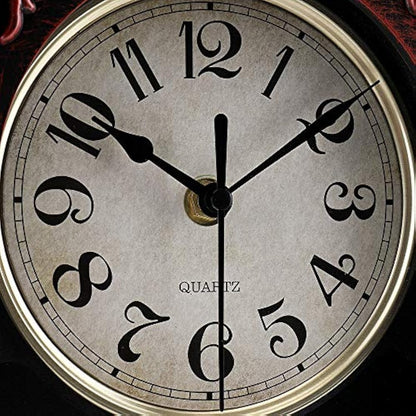 jomparis Pendulum Wall Clock Retro Quartz Decorative Wall Clock for Living Room, Office, Home Decor(16 Inch, Bronze)
