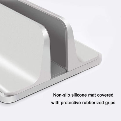 Oranlife Vertical Laptop Stand Holder, Silver