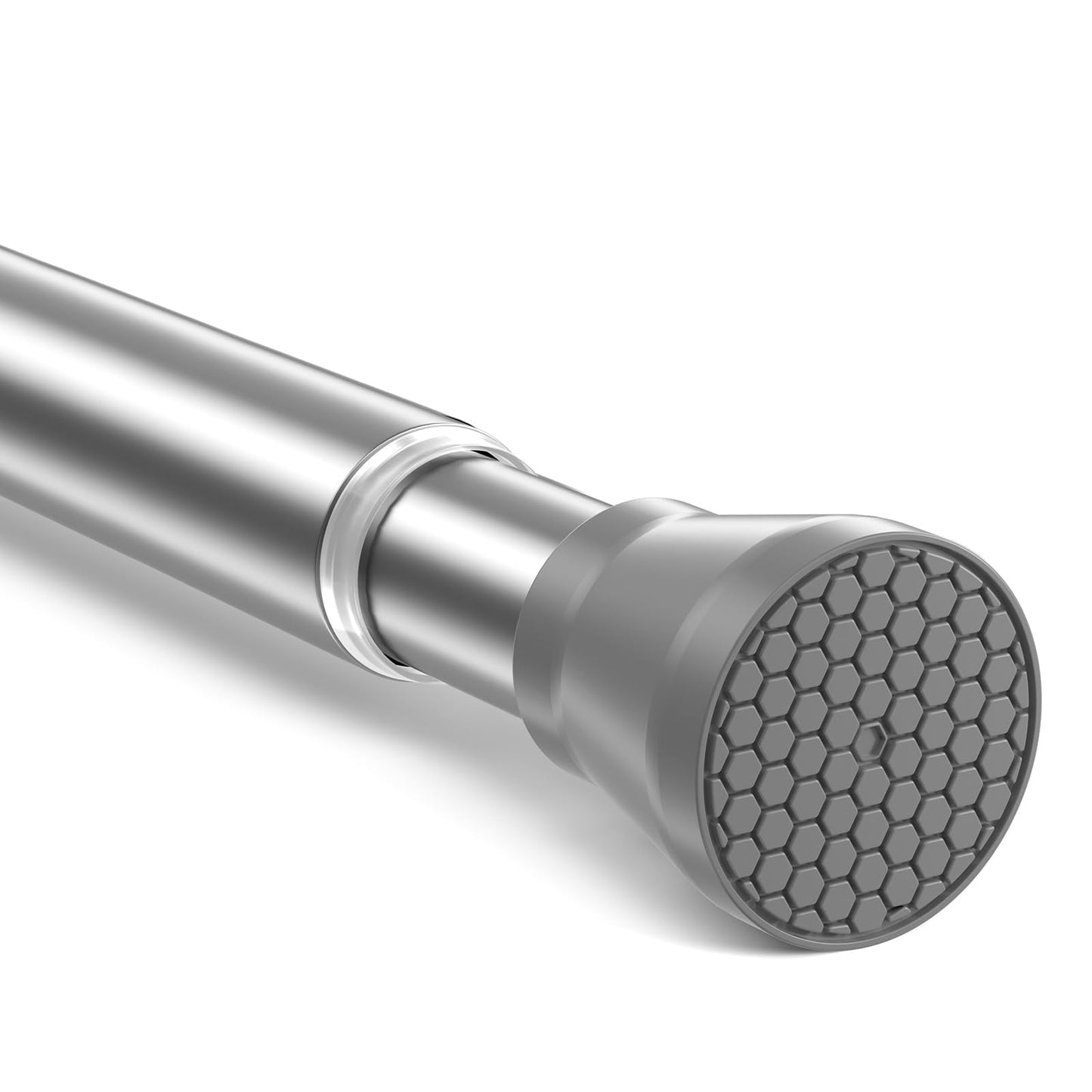 Shower Curtain Rail Extendable Curtain Poles 85-150cm Tension Rods for Curtains Silver Net Curtain Rods Extendable Shower Curtain Rod Telescopic