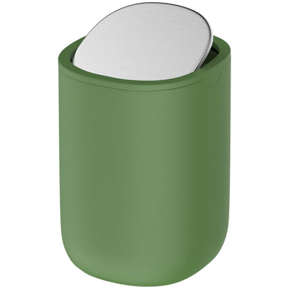 EverGrove Mini Table Bin,Desktop Trash Can (Canopy Green, 1.5, Litres)