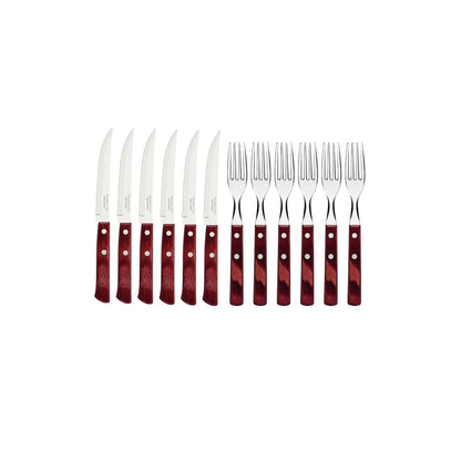 Tramontina 29899/219 Barbecue Set - Red (12-Piece) Multi Colour